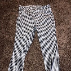 Black and White Printed Pants